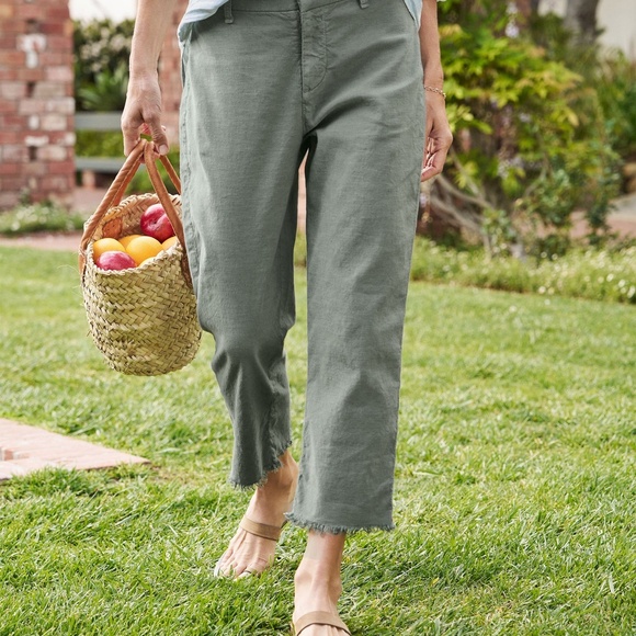 Frank & Eileen Kinsale Performance Linen Pants In Black - Picture 3 of 6